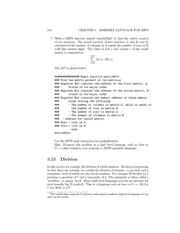 Computer Organization with MIPS - Page 110